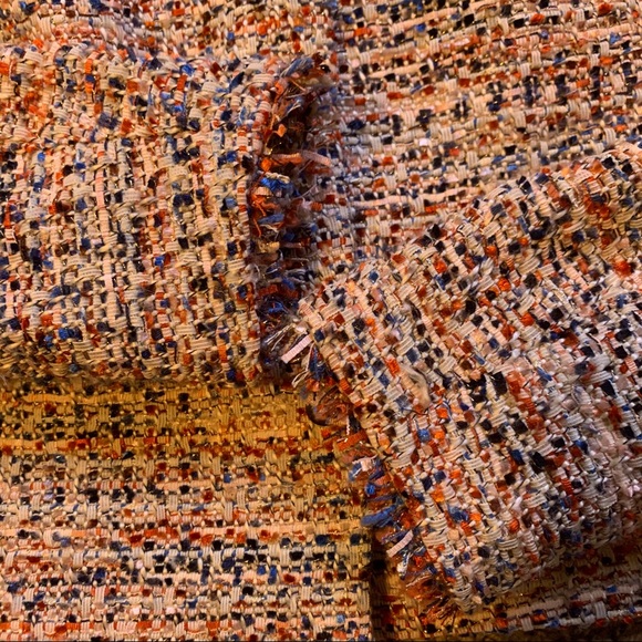 H&M Tweed Jacket - Pink / Blue size 10 - Picture 5 of 6